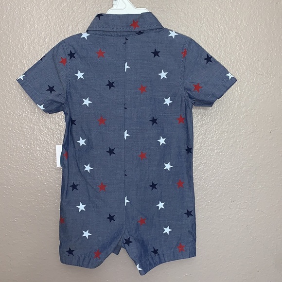 Americana short sleeve one piece for baby boy - Picture 5 of 8